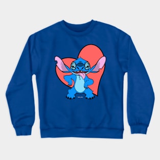 Valentine Dog Crewneck Sweatshirt